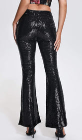 Black Sequin Pant